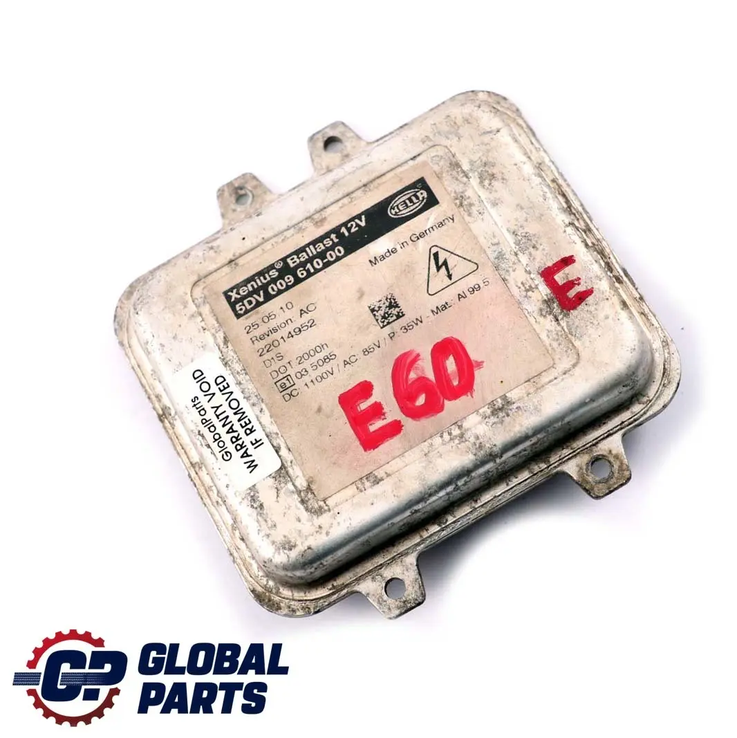 Ballast Module BMW E60 E70 E71 Headlight Level Control 5DV 009 610-00 to with Part number 7248050 Ballast Module BMW E60 E70 E71 Headlight Level Control 5DV 009 610-00 - SKU 5DV-009-610-00 - Part number 7248050