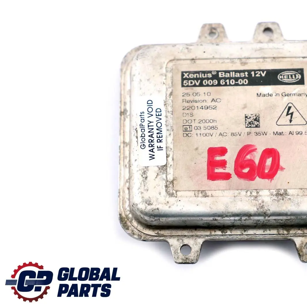 Module Ballast BMW E60 E70 E71 Contrôle Du Niveau Des Phares 5DV 009 610-00  - SKU 5DV-009-610-00 - Numéro de pièce 7248050