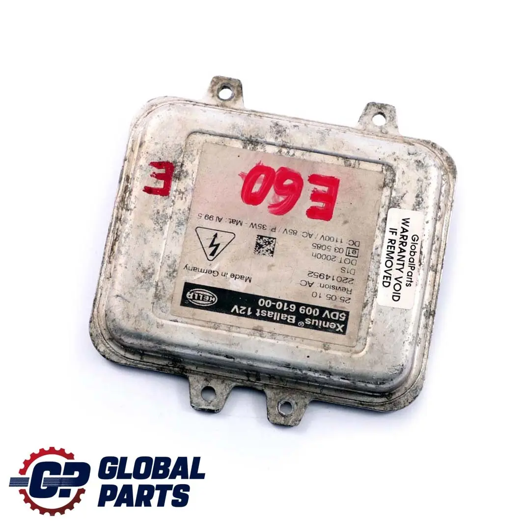 Ballast Modul BMW E60 E70 E71 Scheinwerfer Level Control 5DV 009 610-00 für mit Teilenummer 7248050 Ballast Modul BMW E60 E70 E71 Scheinwerfer Level Control 5DV 009 610-00 - SKU 5DV-009-610-00 - Teilenummer 7248050