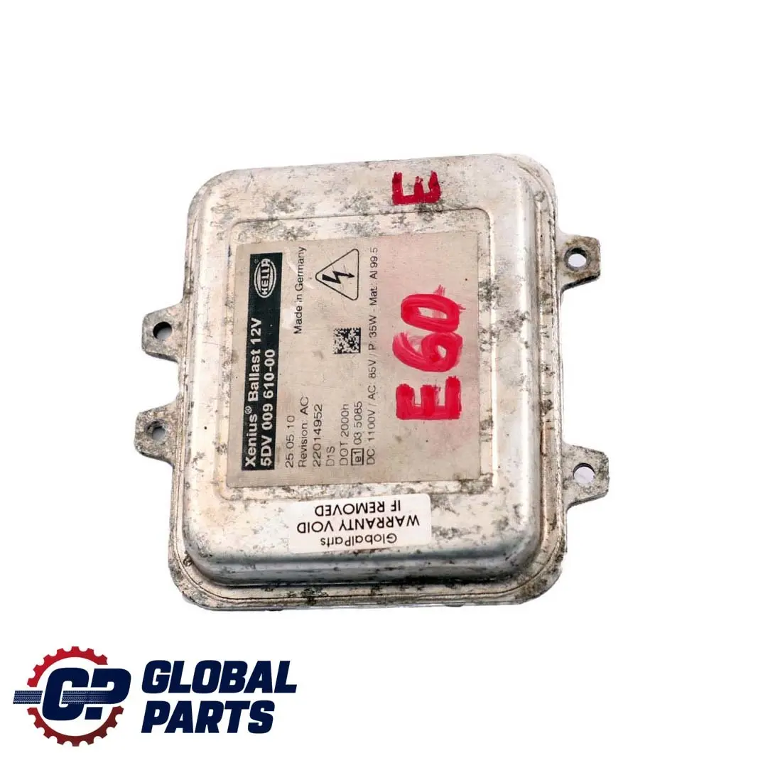 Module Ballast BMW E60 E70 E71 Contrôle Du Niveau Des Phares 5DV 009 610-00 pour à propos du numéro de pièce 7248050 Module Ballast BMW E60 E70 E71 Contrôle Du Niveau Des Phares 5DV 009 610-00 - SKU 5DV-009-610-00 - Numéro de pièce 7248050