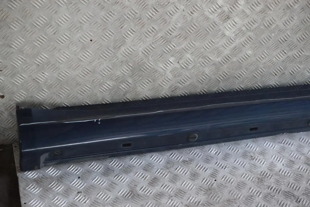 Door Sill Side Cover Skirt Right O/S Atoll Blue Metallic to Mercedes A-Class W169 with Part number 6102008 Mercedes A-Class W169 Door Sill Side Cover Skirt Right O/S Atoll Blue Metallic - SKU 6102008-AB - Part number 6102008