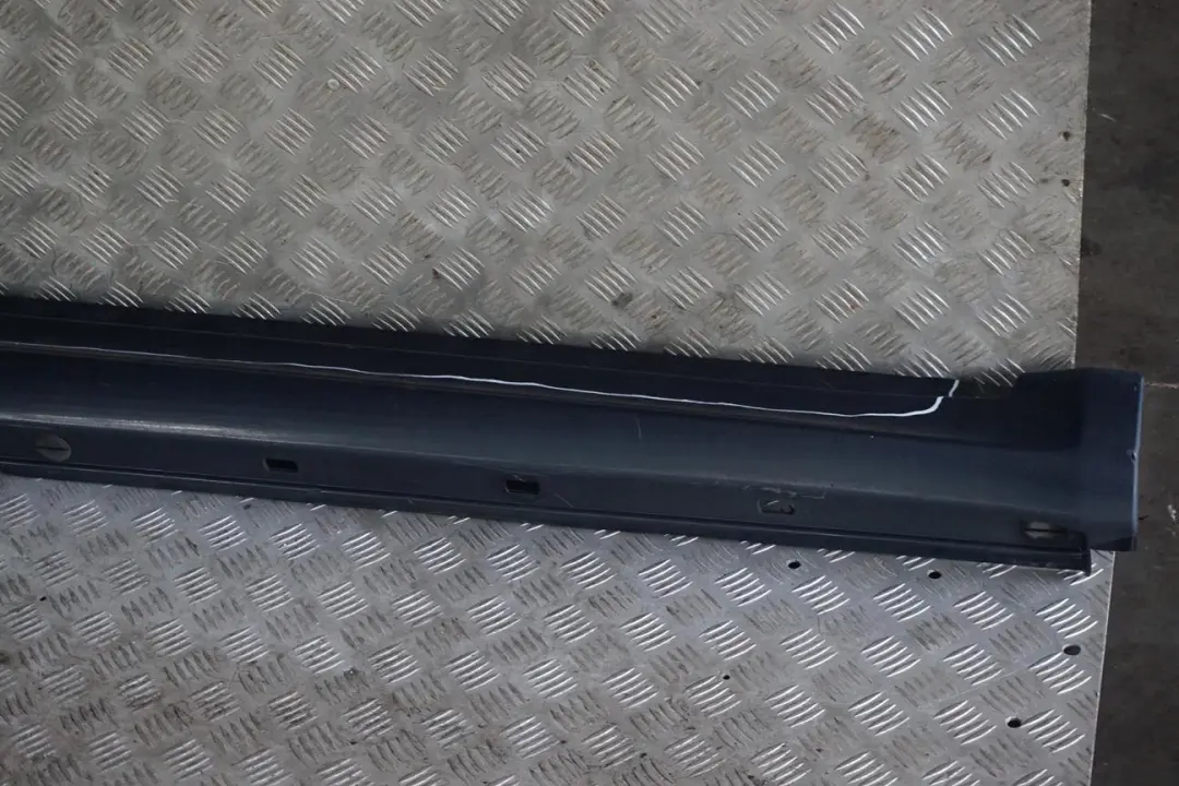 Door Sill Side Cover Skirt Right O/S Atoll Blue Metallic to Mercedes A-Class W169 with Part number 6102008 Mercedes A-Class W169 Door Sill Side Cover Skirt Right O/S Atoll Blue Metallic - SKU 6102008-AB - Part number 6102008
