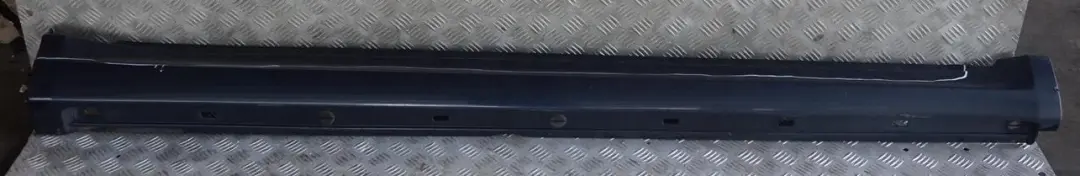 Door Sill Side Cover Skirt Right O/S Atoll Blue Metallic to Mercedes A-Class W169 with Part number 6102008 Mercedes A-Class W169 Door Sill Side Cover Skirt Right O/S Atoll Blue Metallic - SKU 6102008-AB - Part number 6102008