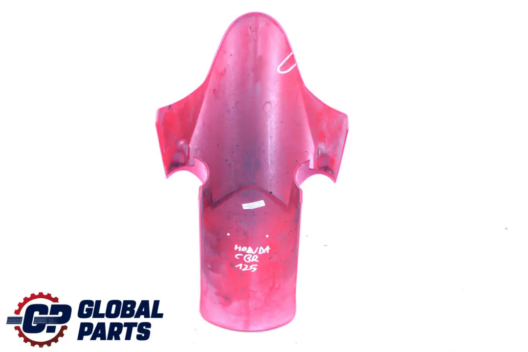 CBR 125 Front Wheel Fender Trim Panel Cover Mud Guard Red to Honda with Part number 61100-KPPA-9010 Honda CBR 125 Front Wheel Fender Trim Panel Cover Mud Guard Red - SKU 61100-KPPA-9010 - Part number 61100-KPPA-9010