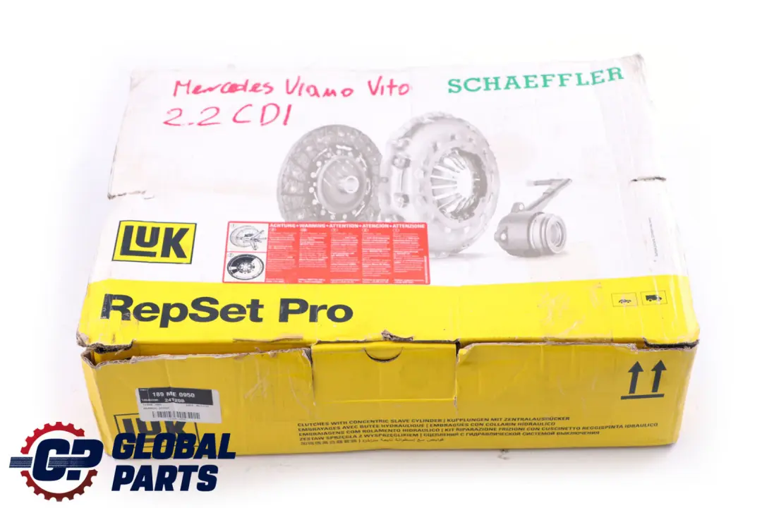  Mercedes-Benz Vito - Viano 2.2CDi Clutch Plate Disc LUK - SKU 623316934 - Part number 623316934