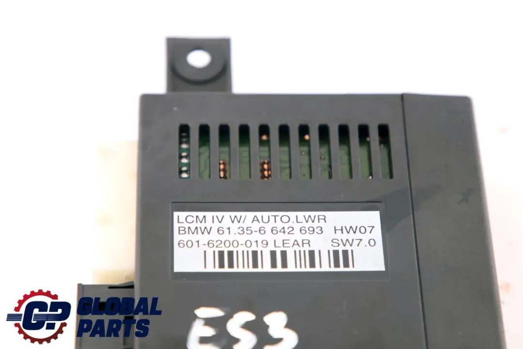 Light Check Module Control Unit ECU Lear LCM IV LWR to BMW X5 Series E53 with Part number 6642693 BMW X5 Series E53 Light Check Module Control Unit ECU Lear LCM IV LWR - SKU 6642693 - Part number 6642693