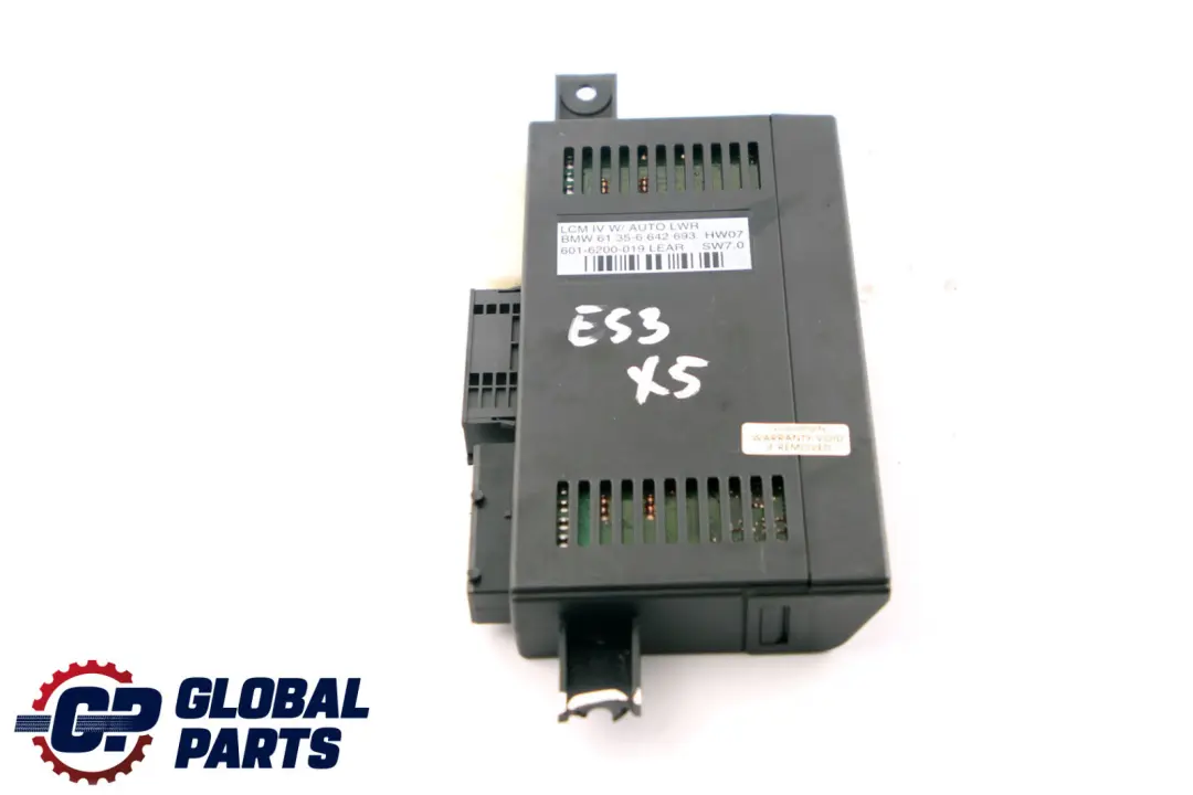 Light Check Module Control Unit ECU Lear LCM IV LWR to BMW X5 Series E53 with Part number 6642693 BMW X5 Series E53 Light Check Module Control Unit ECU Lear LCM IV LWR - SKU 6642693 - Part number 6642693