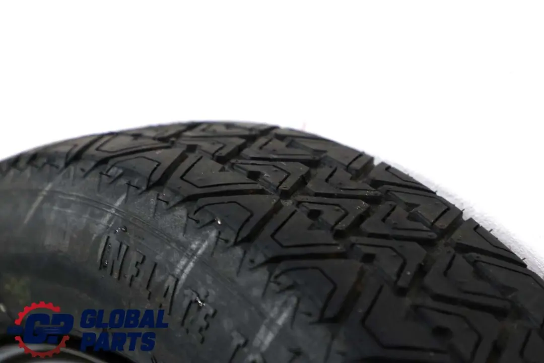 Rueda De Repuesto Compacta Acero Negro 17" ET:30 3.5J 125/80 para BMW E46 con número de pieza 6750007 BMW E46 Rueda De Repuesto Compacta Acero Negro 17" ET:30 3.5J 125/80 - SKU 6750007 - Número de pieza 6750007