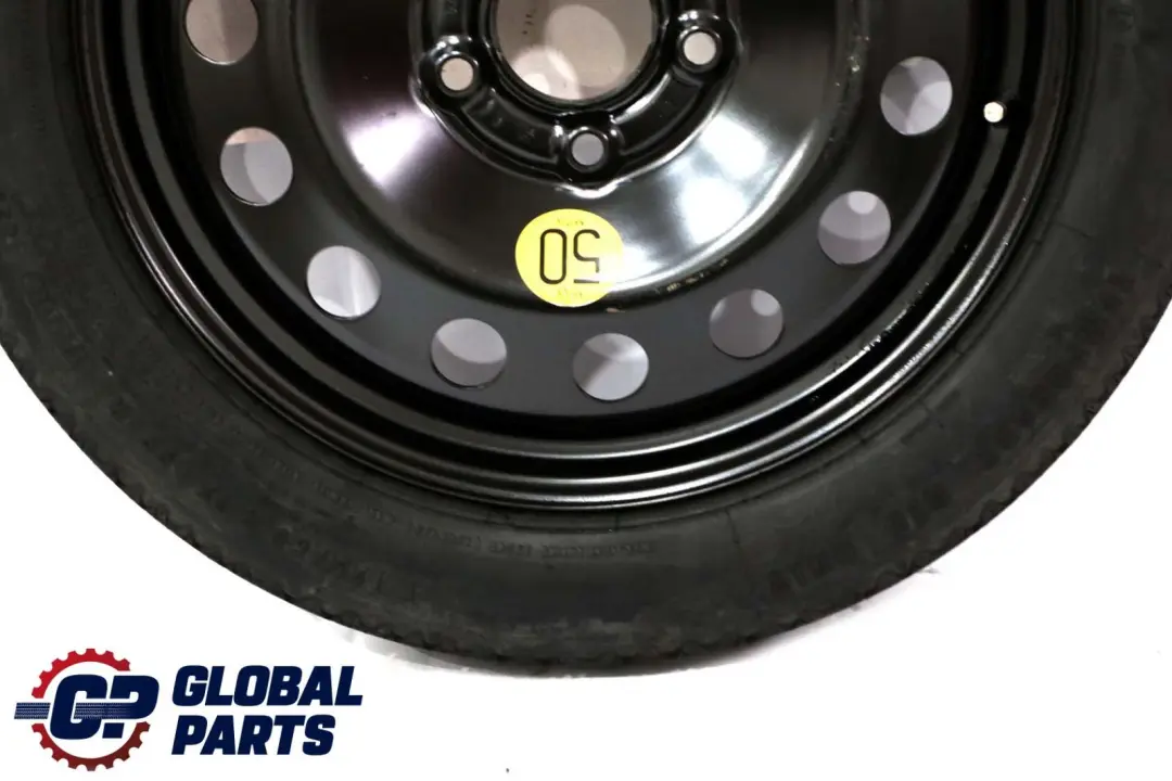 BMW E46 Roue Secours Compacte En Acier Noir 17" ET:30 3.5J 125/80 - SKU 6750007 - Numéro de pièce 6750007