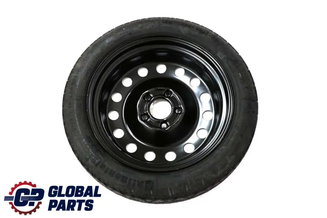 BMW E46 Roue Secours Compacte En Acier Noir 17" ET:30 3.5J 125/80 - SKU 6750007 - Numéro de pièce 6750007
