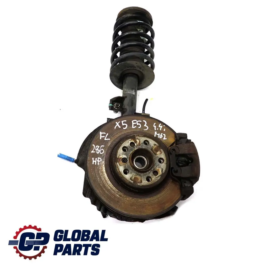 BMW X5 Series E53 4.4i Front Left Suspension Leg Axle Brake Disc Hub