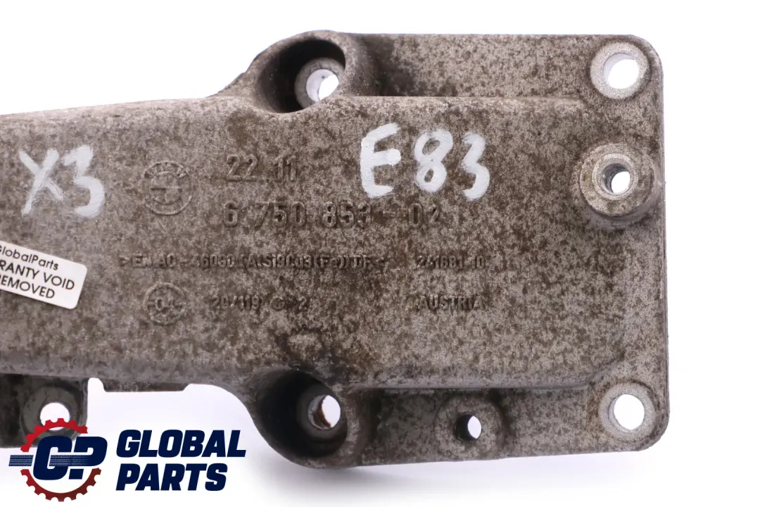 BMW X3 E46 E83 Petrol M54 Front Left N/S Engine Frame Mount - SKU 6750853 - Part number 6750853