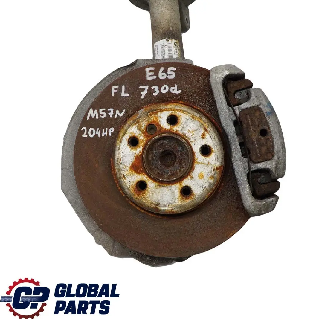 BMW 7er E65 730d M57N Molla Sospensioni Cuscinetto Perno Anteriore Sinistra - SKU 6752597 - Numero di parte 6786531
