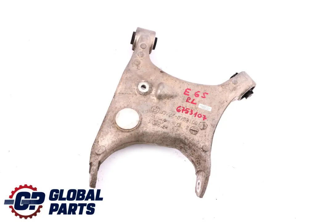 Eje Trasero Wishbone Oscilación Izquierda 6753109 para BMW E65 E66 con número de pieza 6753107 BMW E65 E66 Eje Trasero Wishbone Oscilación Izquierda 6753109 - SKU 6753107-1 - Número de pieza 6753107