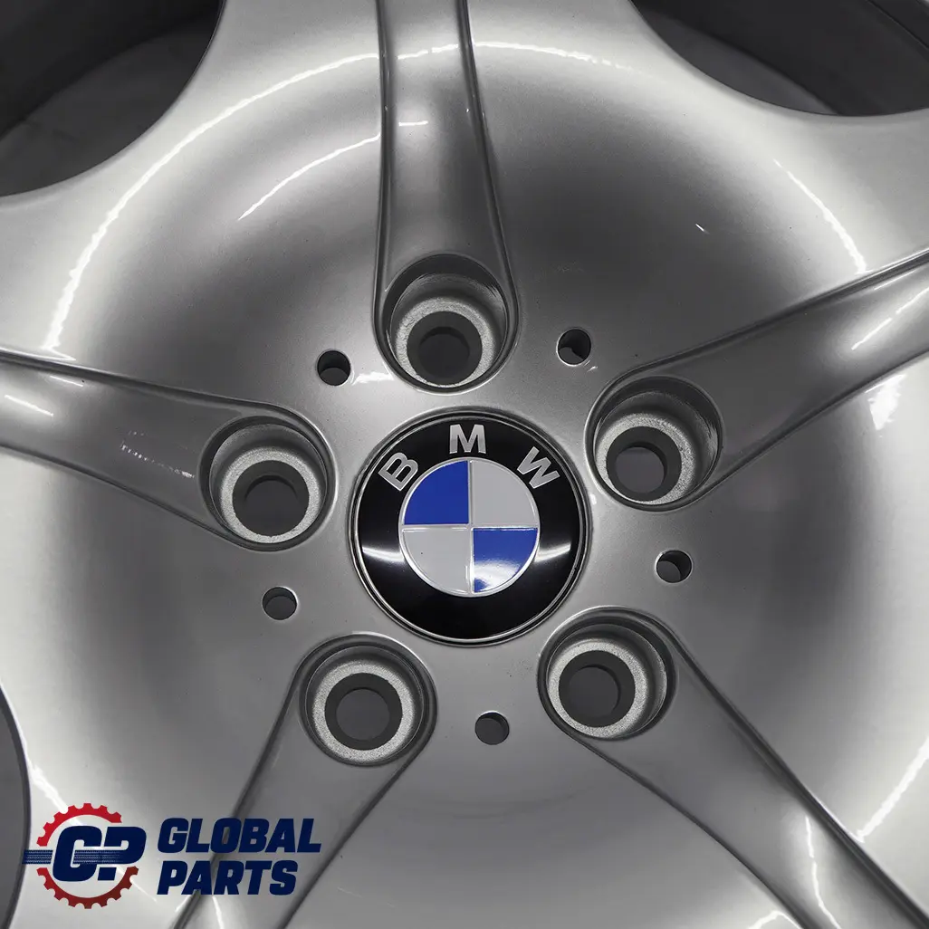 BMW E65 Plata Juego Completo 4x Llanta Aleacion 19" 9J/10J ET:24 Spider Spoke 92 - SKU 6753238/6754998 - Número de pieza 6753238/6754998