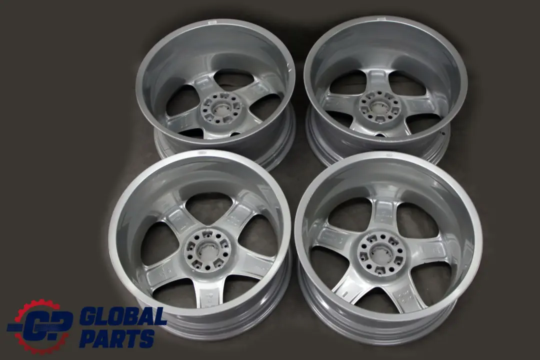 BMW X5 Series E53 Silver Complete Set 4x Wheel Rim 20" 9,5J 10,5J Star Spoke 87 - SKU 6753516/6753517 - Part number 6753516 / 6753517