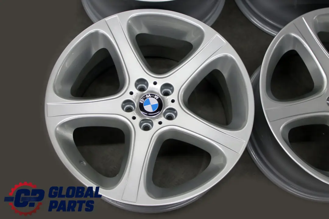 BMW X5 Series E53 Silver Complete Set 4x Wheel Rim 20" 9,5J 10,5J Star Spoke 87 - SKU 6753516/6753517 - Part number 6753516 / 6753517