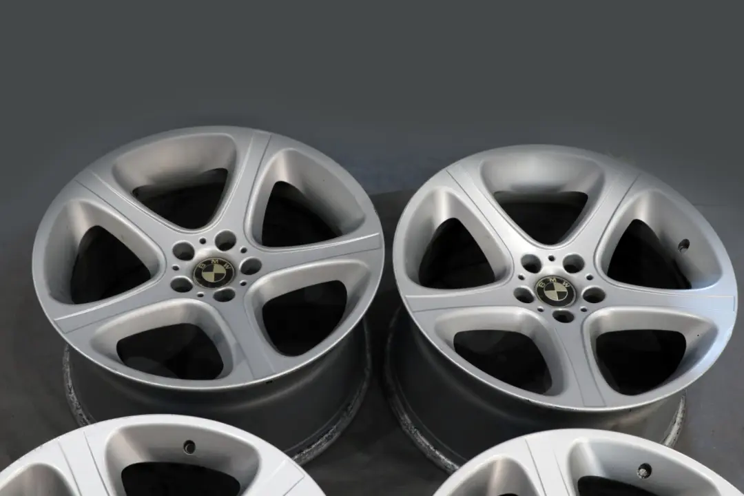 Complete Set 4x Wheel Alloy Rim 20" Star Spoke 87 to BMW X5 Series E53 Silver with Part number 6753516 BMW X5 Series E53 Silver Complete Set 4x Wheel Alloy Rim 20" Star Spoke 87 - SKU 6753516 - Part number 6753516