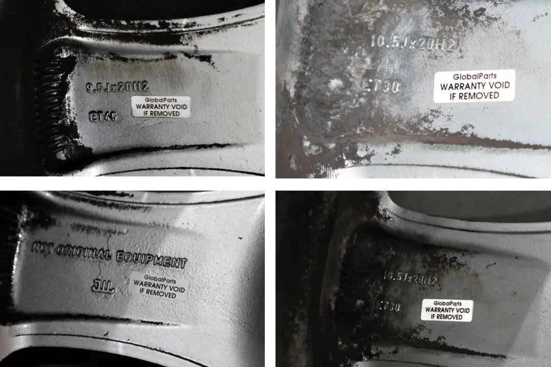 Complete Set 4x Wheel Alloy Rim 20" Star Spoke 87 to BMW X5 Series E53 Silver with Part number 6753516 BMW X5 Series E53 Silver Complete Set 4x Wheel Alloy Rim 20" Star Spoke 87 - SKU 6753516 - Part number 6753516