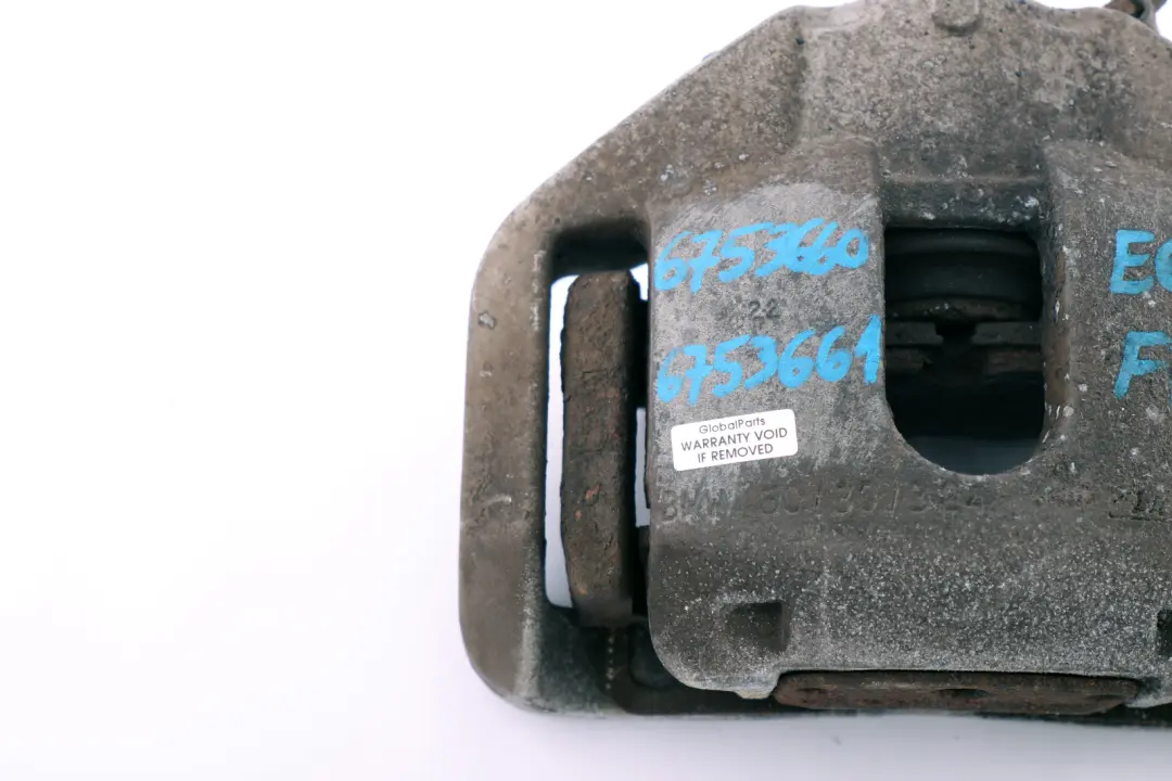 Front Right O/S Brake Caliper Housing Carrier 60/30/324 to BMW E60 E61 E63 E64 E65 with Part number 6753660 BMW E60 E61 E63 E64 E65 Front Right O/S Brake Caliper Housing Carrier 60/30/324 - SKU 6753660 - Part number 6753660
