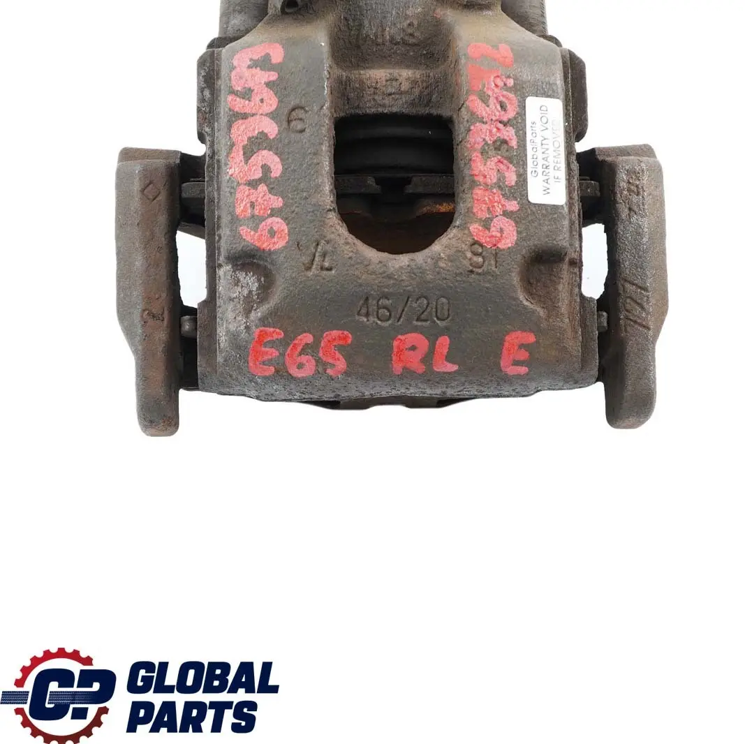 Bremssattelgehäuse Hinten Links 957 46/20 für BMW 7 er E65 mit Teilenummer 6753673 BMW 7 er E65 Bremssattelgehäuse Hinten Links 957 46/20 - SKU 6753673 - Teilenummer 6753673