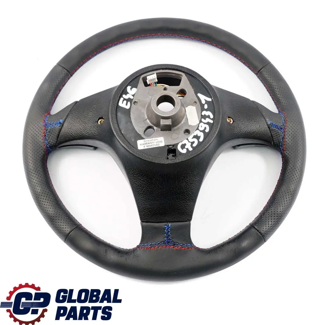 BMW E46 Neuf en Cuir Noir Sport Volant Sport M-DREIFARBIGE Fils - SKU 6753943-1 - Numéro de pièce 6753943