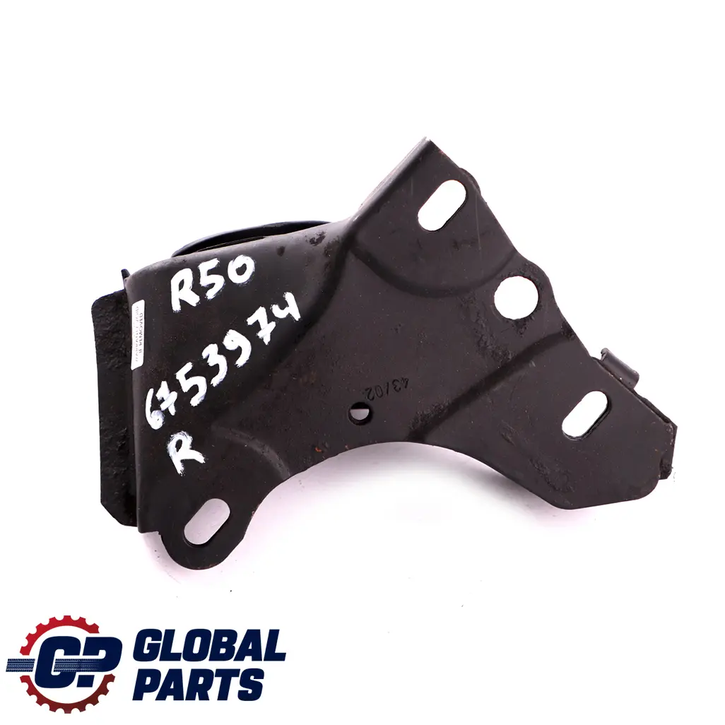 Bracket Trailing Arm Rear Axle Right O/S to BMW Mini One R50 W10 R53 Cooper S W11 with Part number 6753974 BMW Mini One R50 W10 R53 Cooper S W11 Bracket Trailing Arm Rear Axle Right O/S - SKU 6753974 - Part number 6753974