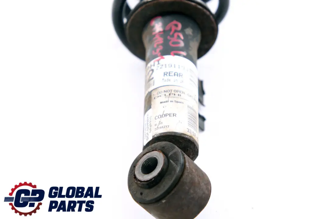 Federbein hinten links 6764912 6757228 für BMW Mini One R50 mit Teilenummer 6754123 BMW Mini One R50 Federbein hinten links 6764912 6757228 - SKU 6754123-1 - Teilenummer 6754123
