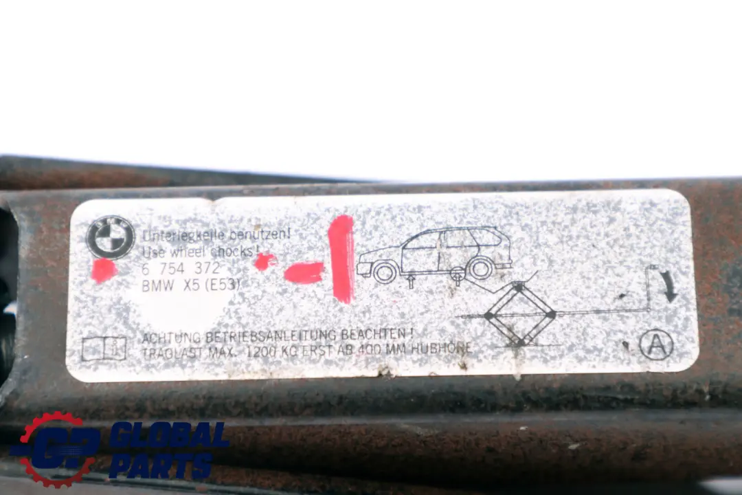 Gelenkwagenheber Stahl Wagenheber für BMW X5 X6 E53 E70 E71 mit Teilenummer 6754372 BMW X5 X6 E53 E70 E71 Gelenkwagenheber Stahl Wagenheber - SKU 6754372-1 - Teilenummer 6754372