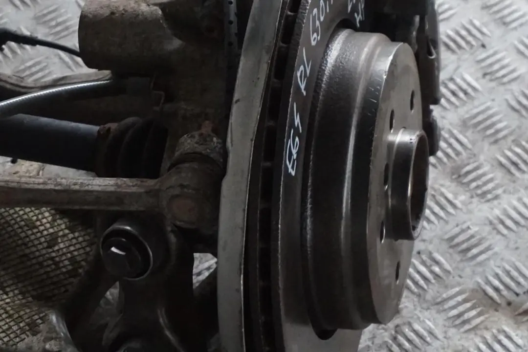 BMW 6 Series E64 630i N52 Rear Left N/S Suspension Hub Leg Brake Caliper Disc - SKU 6754557-3 - Part number 6754557