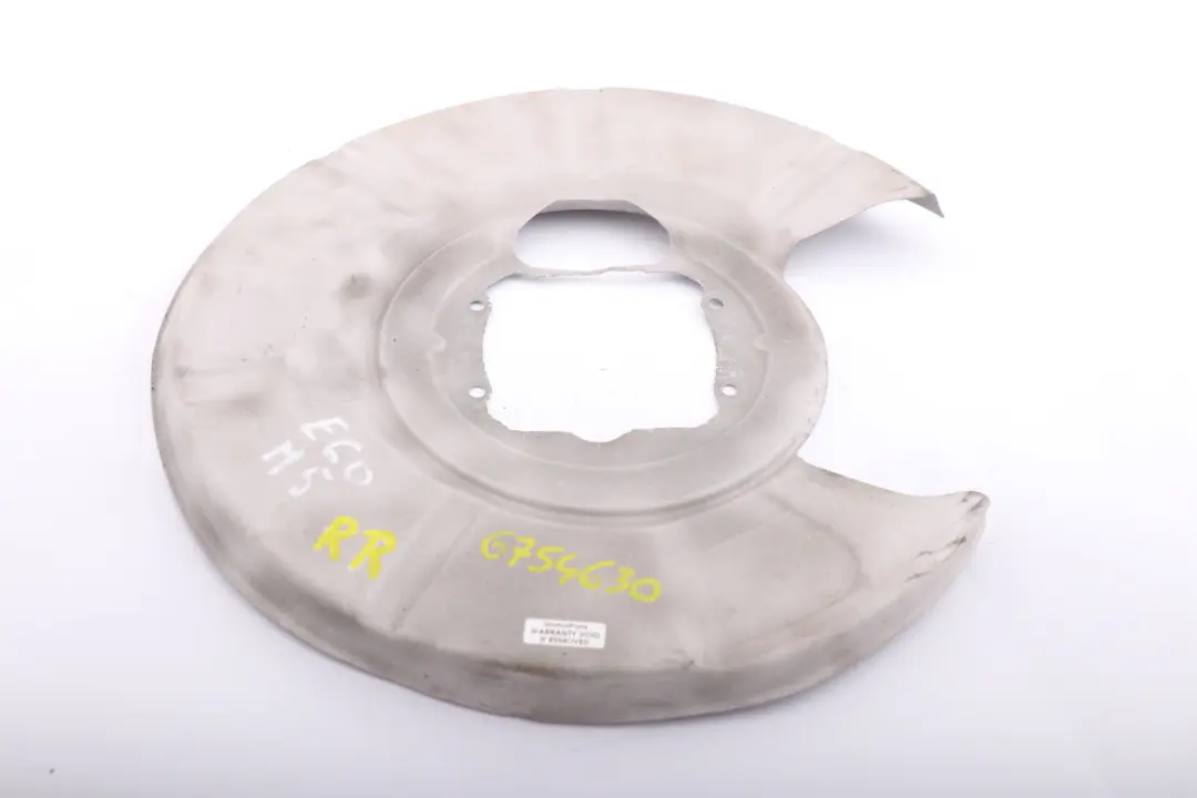 hinten rechts Bremsscheibenschutzplatte BMW 5 6 er E60 M5 E63 M6 - SKU 6754630 - Teilenummer 6754630