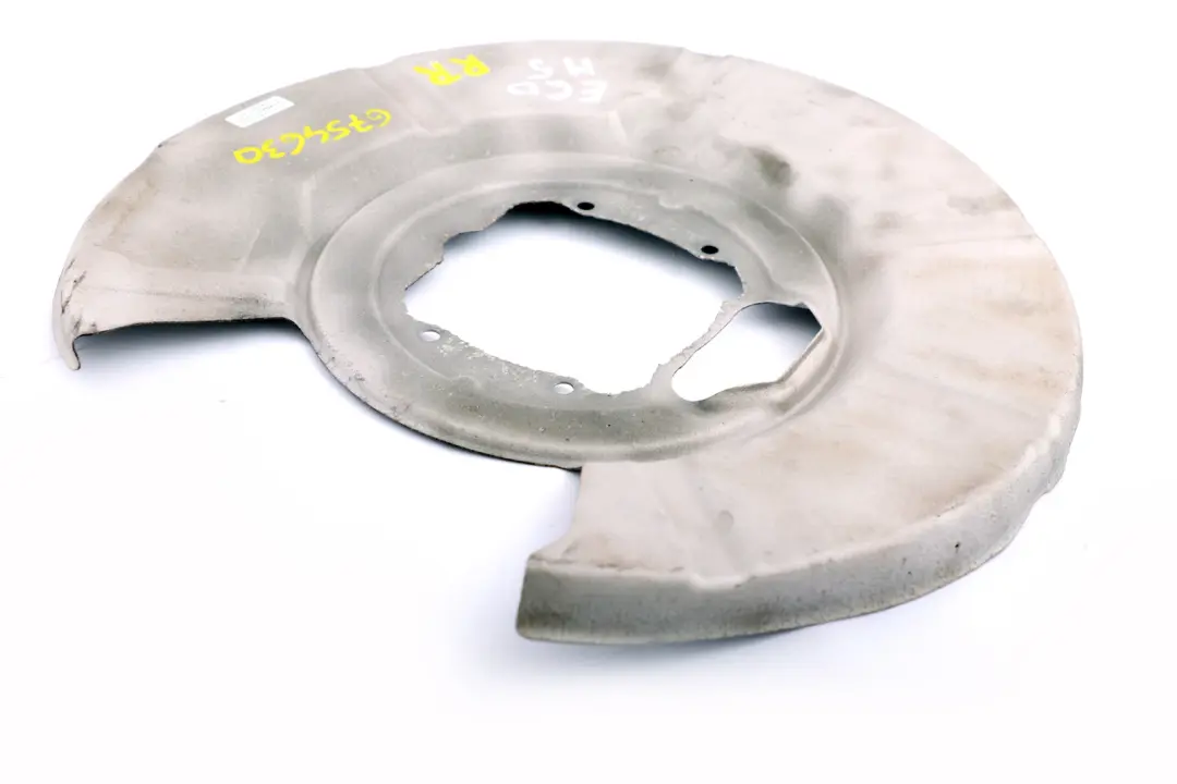 Trasero Derecho Placa De proteccion del disco De freno para BMW E60 M5 E63 M6 con número de pieza 6754630 BMW E60 M5 E63 M6 Trasero Derecho Placa De proteccion del disco De freno - SKU 6754630 - Número de pieza 6754630