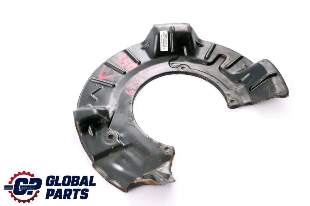 Mini Cooper R50 R52 R53 Tapa De Proteccion Disco De Freno Delantero Izquierdo - SKU 6754927 - Número de pieza 6754927