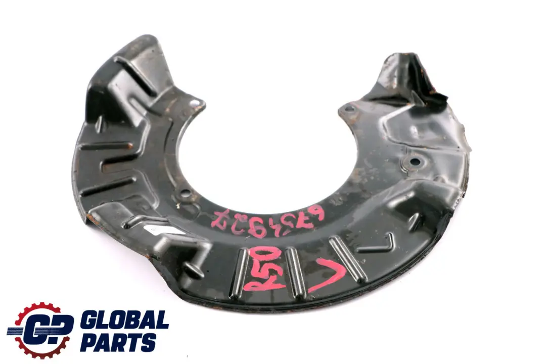 Schutzblech Links Bremsen für Mini Cooper R50 R52 R53 mit Teilenummer 6754927 Mini Cooper R50 R52 R53 Schutzblech Links Bremsen - SKU 6754927 - Teilenummer 6754927