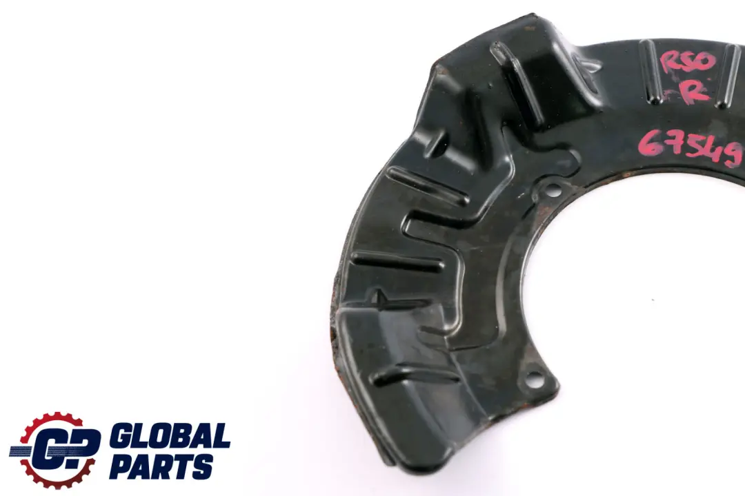 Tapa De Proteccion Disco De Freno Delantero Derecho para Mini Cooper R50 R52 R53 con número de pieza 6754928 Mini Cooper R50 R52 R53 Tapa De Proteccion Disco De Freno Delantero Derecho - SKU 6754928 - Número de pieza 6754928