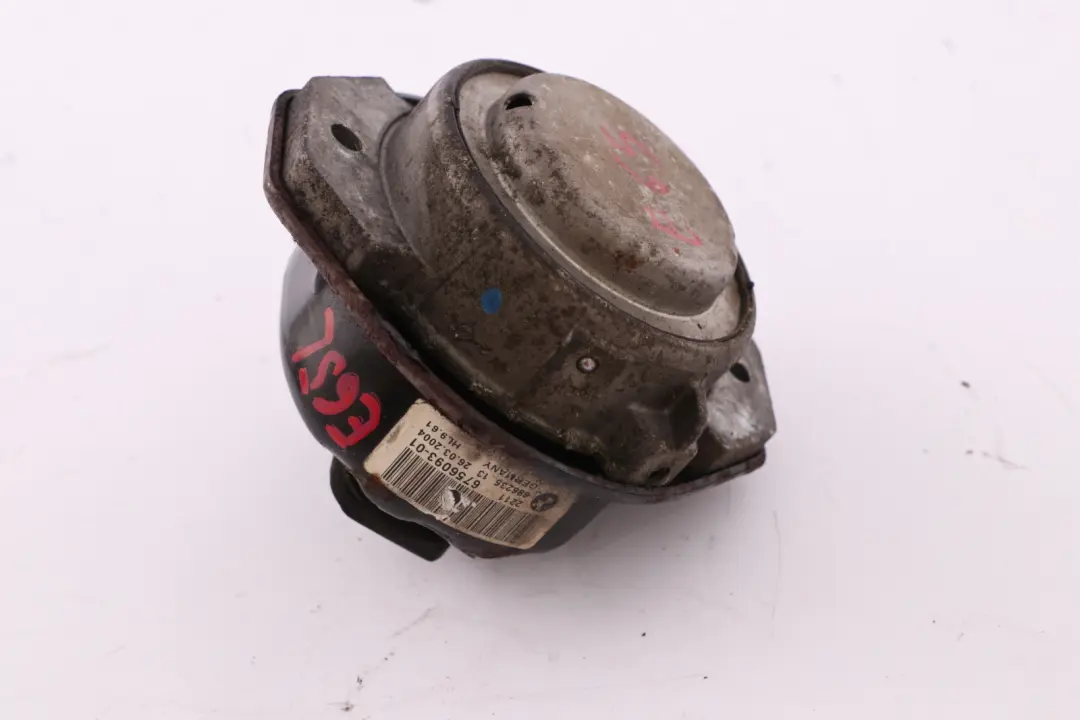 BMW 7 Series E65 Engine Mount Rubber Left N/S - SKU 6756093 - Part number 6756093