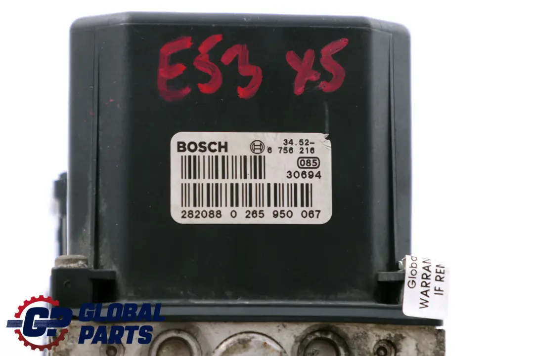 ABS DSC Hydro Braking Unit Pump 6756214 to BMW X5 Series E53 with Part number 34516756214 34526756216 BMW X5 Series E53 ABS DSC Hydro Braking Unit Pump 6756214 - SKU 6756216 - Part number 34516756214 34526756216