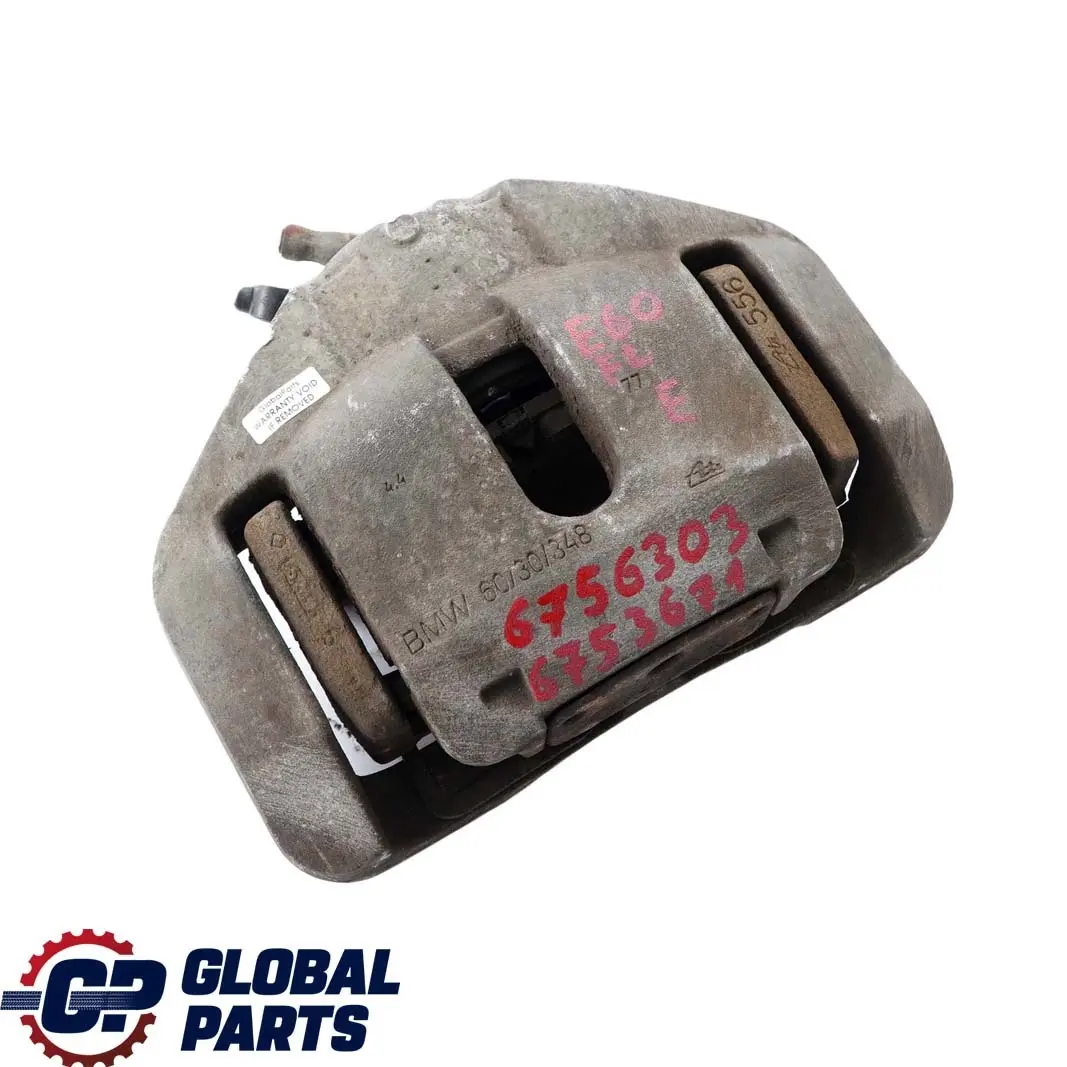BMW E60 E61 E63 E64 E65 vorne links Bremssattelgehäuse 60/30/348 - SKU 6756303 - Teilenummer 6756303