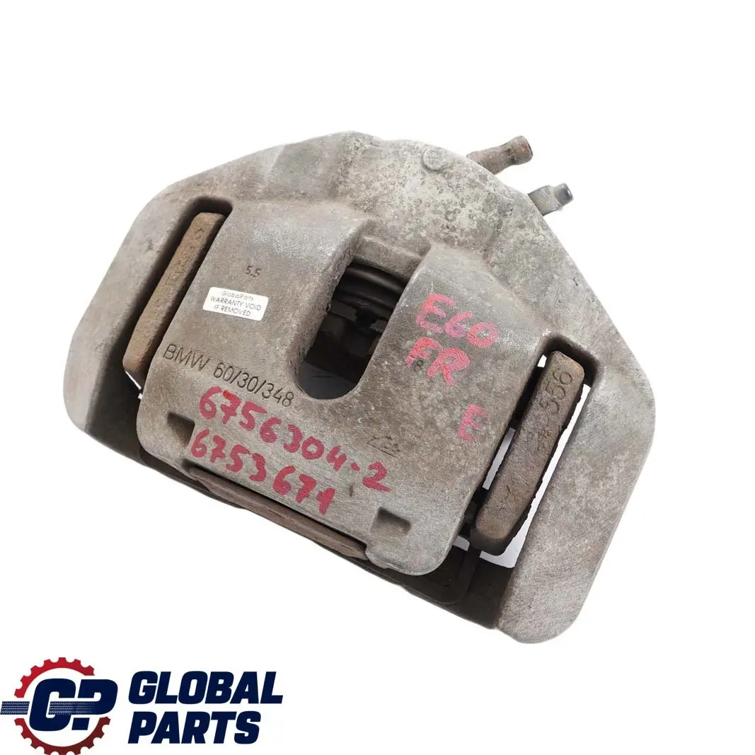 Delantero Derecho Porta Pinza De Freno 60/30/348 para BMW E60 E61 E63 E64 E65 con número de pieza 6756304 BMW E60 E61 E63 E64 E65 Delantero Derecho Porta Pinza De Freno 60/30/348 - SKU 6756304-2 - Número de pieza 6756304