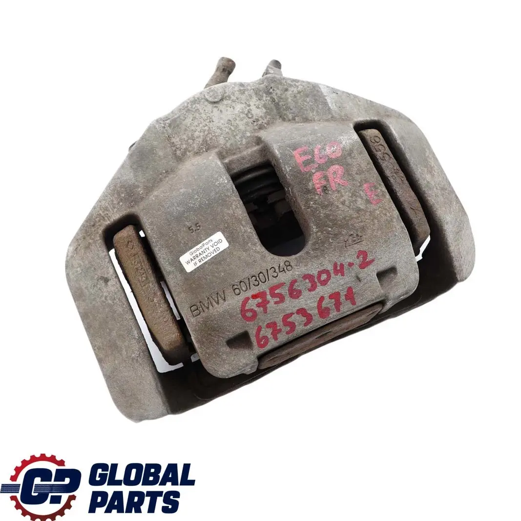 Delantero Derecho Porta Pinza De Freno 60/30/348 para BMW E60 E61 E63 E64 E65 con número de pieza 6756304 BMW E60 E61 E63 E64 E65 Delantero Derecho Porta Pinza De Freno 60/30/348 - SKU 6756304-2 - Número de pieza 6756304