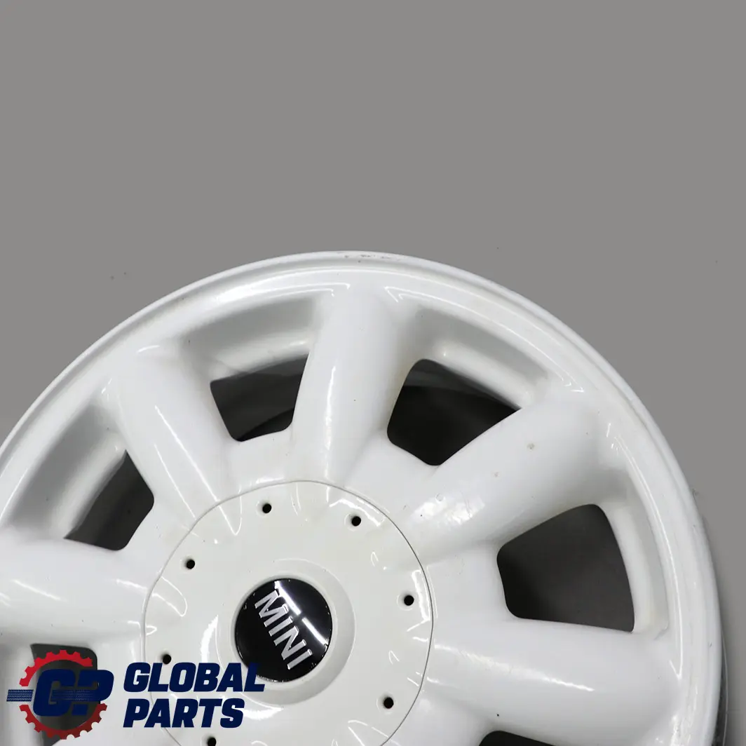 White Wheel Alloy Rim 15" 5,5J ET:45 8-Spoke 82 to Mini Cooper One R50 R52 R53 with Part number 6756674 Mini Cooper One R50 R52 R53 White Wheel Alloy Rim 15" 5,5J ET:45 8-Spoke 82 - SKU 6756674-2 - Part number 6756674