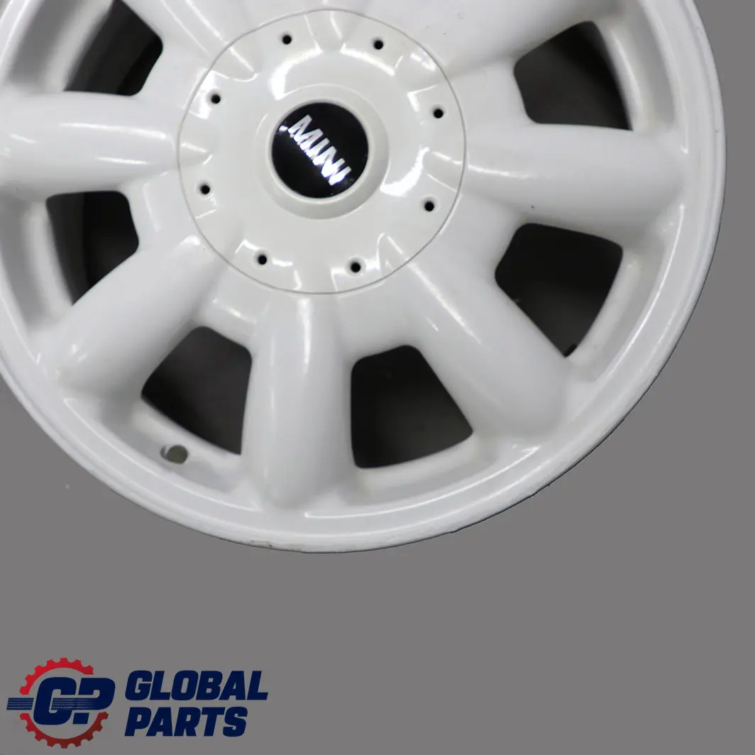 Llanta De aleacion blanca 15" 5,5J ET:45 8 radios 82 para Mini Cooper One R50 R52 R53 con número de pieza 6756674 Mini Cooper One R50 R52 R53 Llanta De aleacion blanca 15" 5,5J ET:45 8 radios 82 - SKU 6756674-2 - Número de pieza 6756674