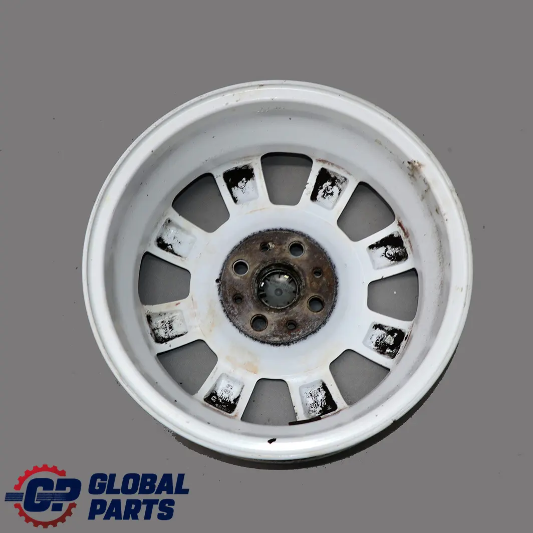 Weiss Alufelge Alu Felge 15" 5,5J ET:45 für Mini Cooper One R50 R52 R53 mit Teilenummer 6756674 Mini Cooper One R50 R52 R53 Weiss Alufelge Alu Felge 15" 5,5J ET:45 - SKU 6756674-2 - Teilenummer 6756674