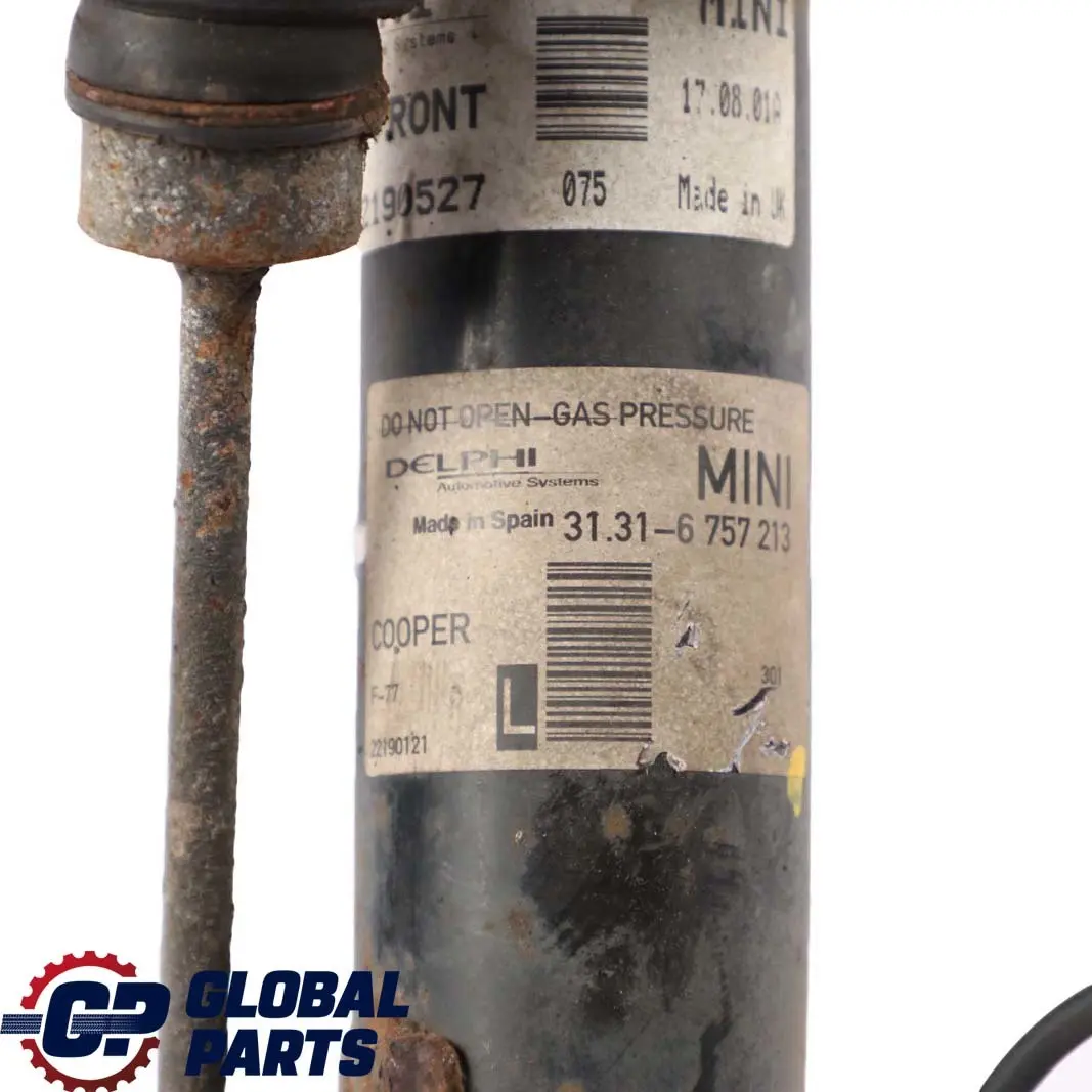 Front Left N/S Leg Suspension Hub Brake Disc Caliper to BMW Mini R50 Cooper with Part number 6780469 BMW Mini R50 Cooper Front Left N/S Leg Suspension Hub Brake Disc Caliper - SKU 6757213 - Part number 6780469