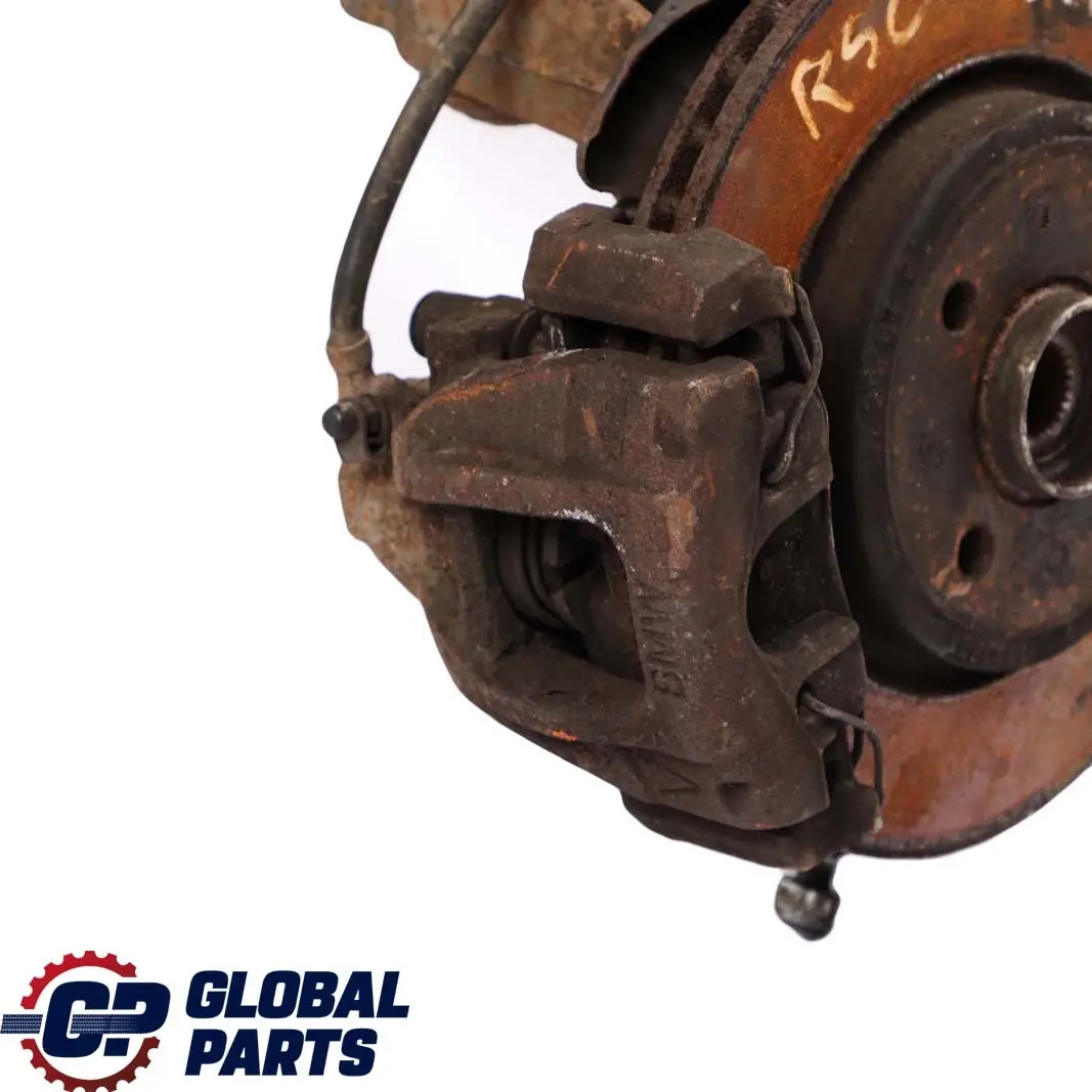 Front Left N/S Leg Suspension Hub Brake Disc Caliper to BMW Mini R50 Cooper with Part number 6780469 BMW Mini R50 Cooper Front Left N/S Leg Suspension Hub Brake Disc Caliper - SKU 6757213 - Part number 6780469