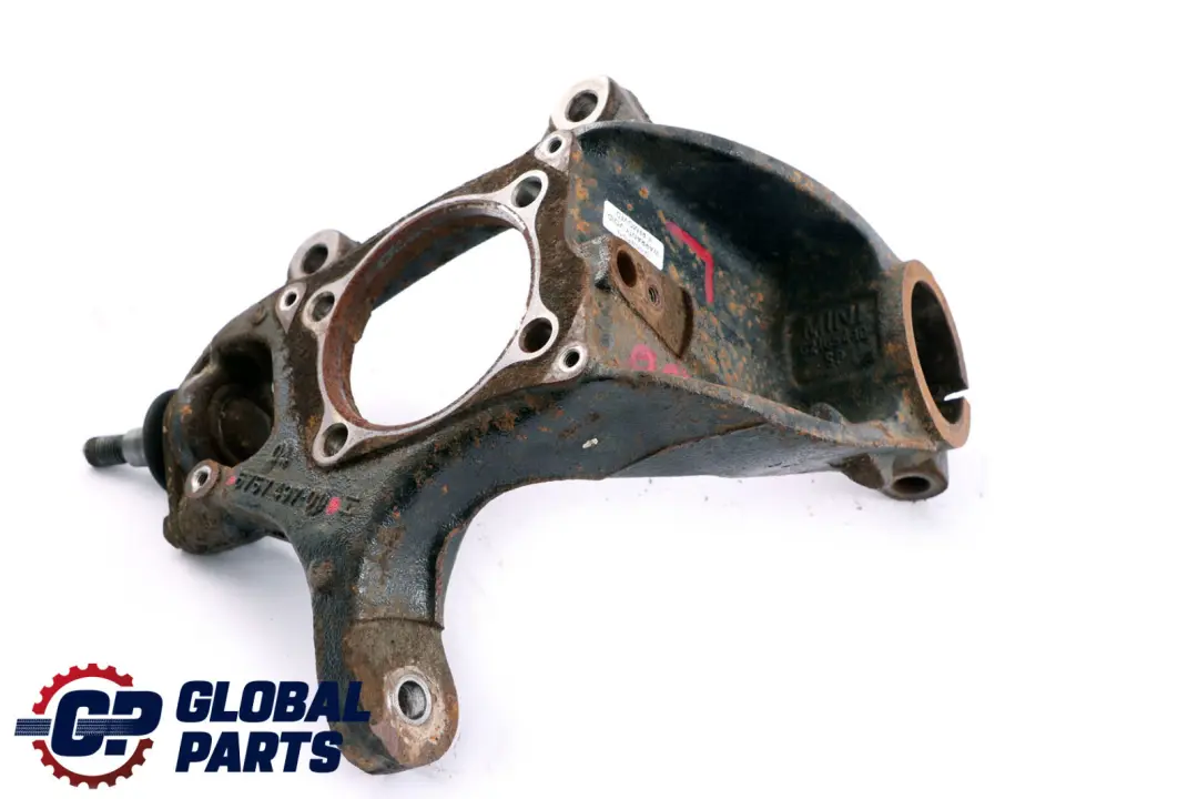 Muelle Delantero Soporte Puntal Cojinete Rueda Izquierda para Mini R50 R52 con número de pieza 6757497 Mini R50 R52 Muelle Delantero Soporte Puntal Cojinete Rueda Izquierda - SKU 6757497 - Número de pieza 6757497