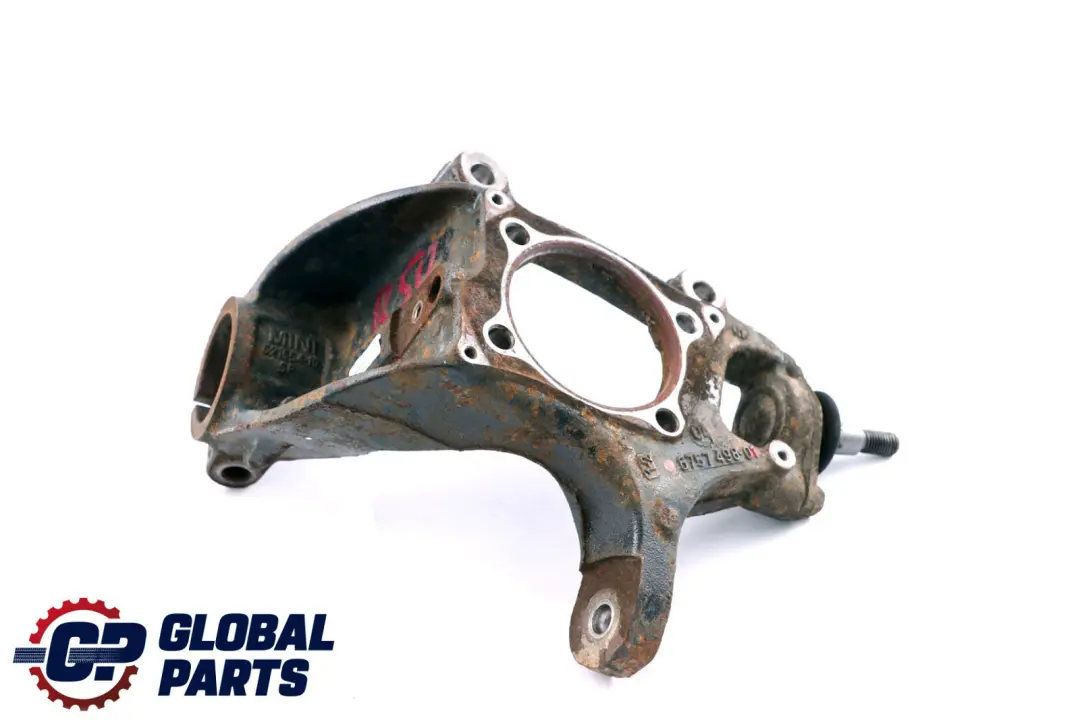 Front Carrier Hub Axle Right O/S to Mini Cooper R50 R52 R53 with Part number 6757498 Mini Cooper R50 R52 R53 Front Carrier Hub Axle Right O/S - SKU 6757498 - Part number 6757498