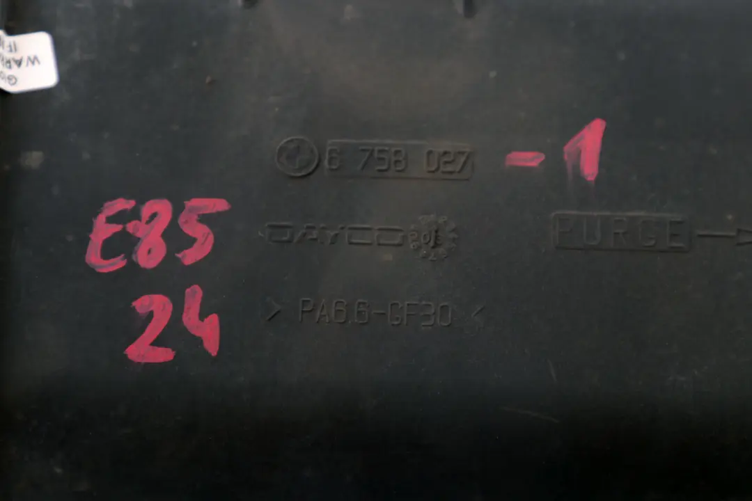 Filtre A Carburant A Charbon Actif Ventilateur pour BMW Z4 E85 E86 à propos du numéro de pièce 6758027 BMW Z4 E85 E86 Filtre A Carburant A Charbon Actif Ventilateur - SKU 6758027-1 - Numéro de pièce 6758027