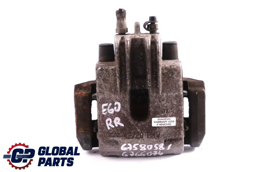 Brake Caliper BMW E60 E63 E64 Rear Braking Unit Carrier Right O/S to with Part number 6758058 Brake Caliper BMW E60 E63 E64 Rear Braking Unit Carrier Right O/S - SKU 6758058 - Part number 6758058