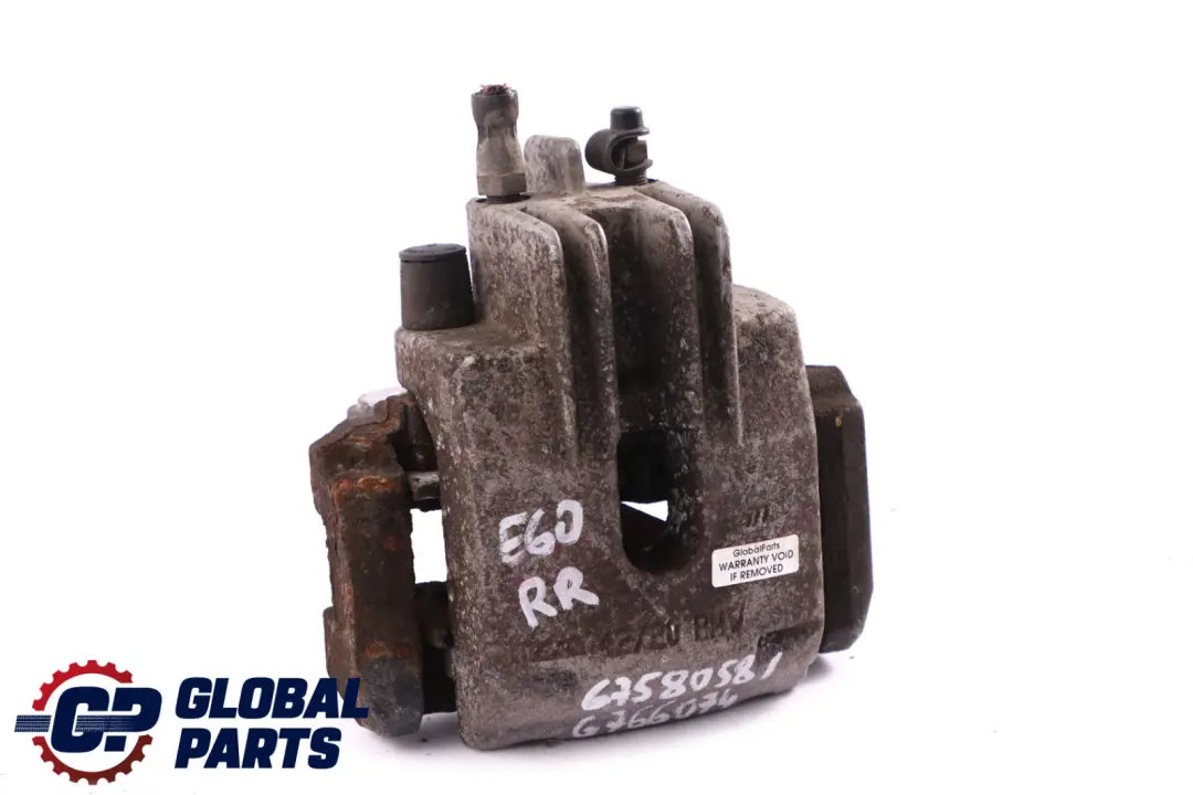BMW E60 E63 E64 Pinza Freno Soporte Unidad Frenado Trasera Derecha - SKU 6758058 - Número de pieza 6758058